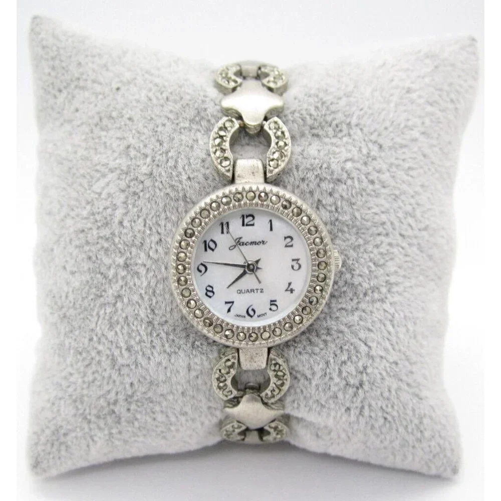 Women's Jacmor Quartz WR‎ Analog 25mm Dial Causal Round Watch (E791)